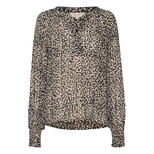 Part Two Ketta Bluse, Black Dot Print, 38