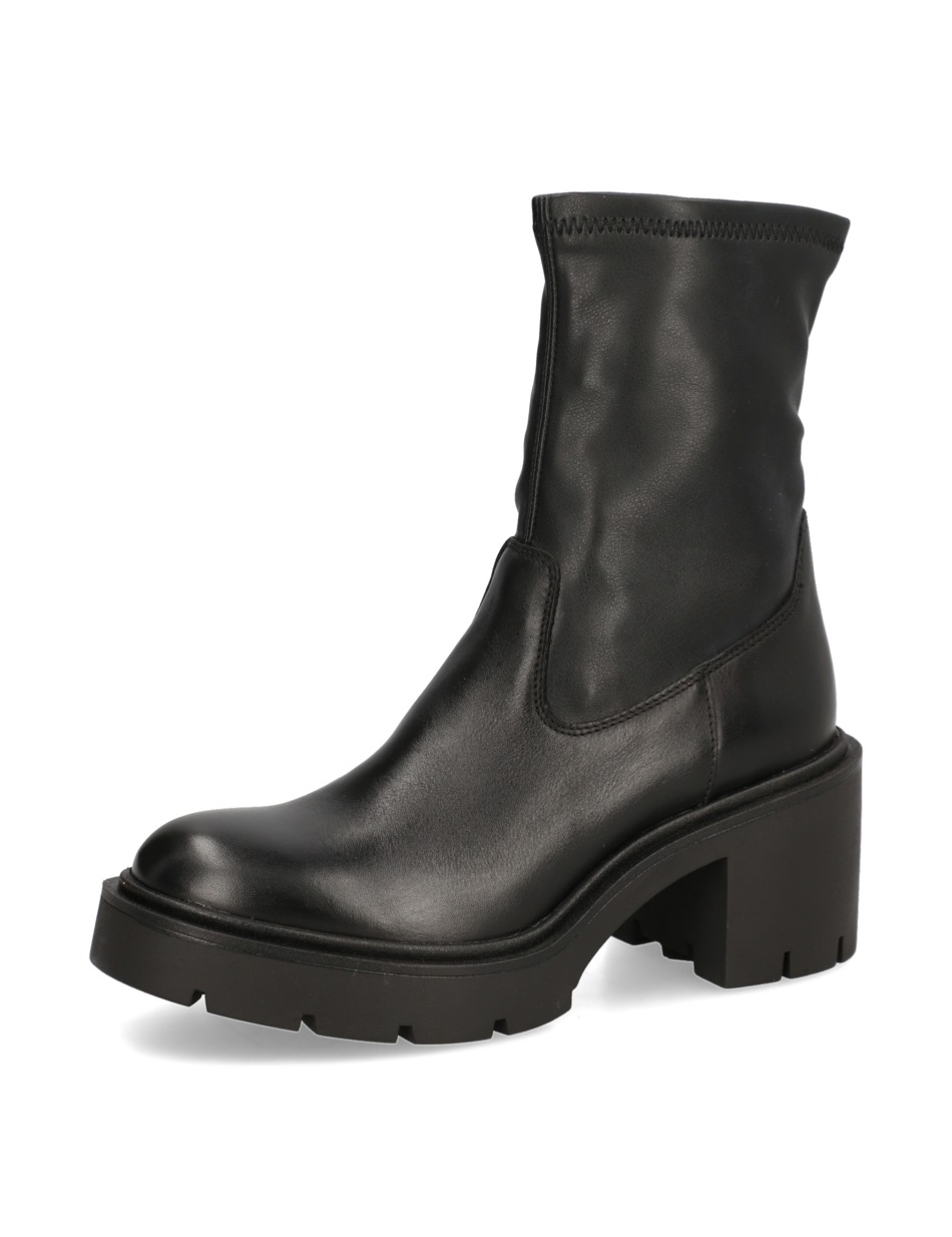 Lederkombination Stiefelette
