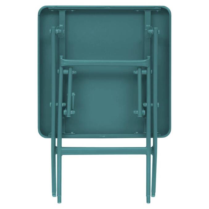 Table d'appoint de jardin pliante carrée GREENSBORO Vert opale