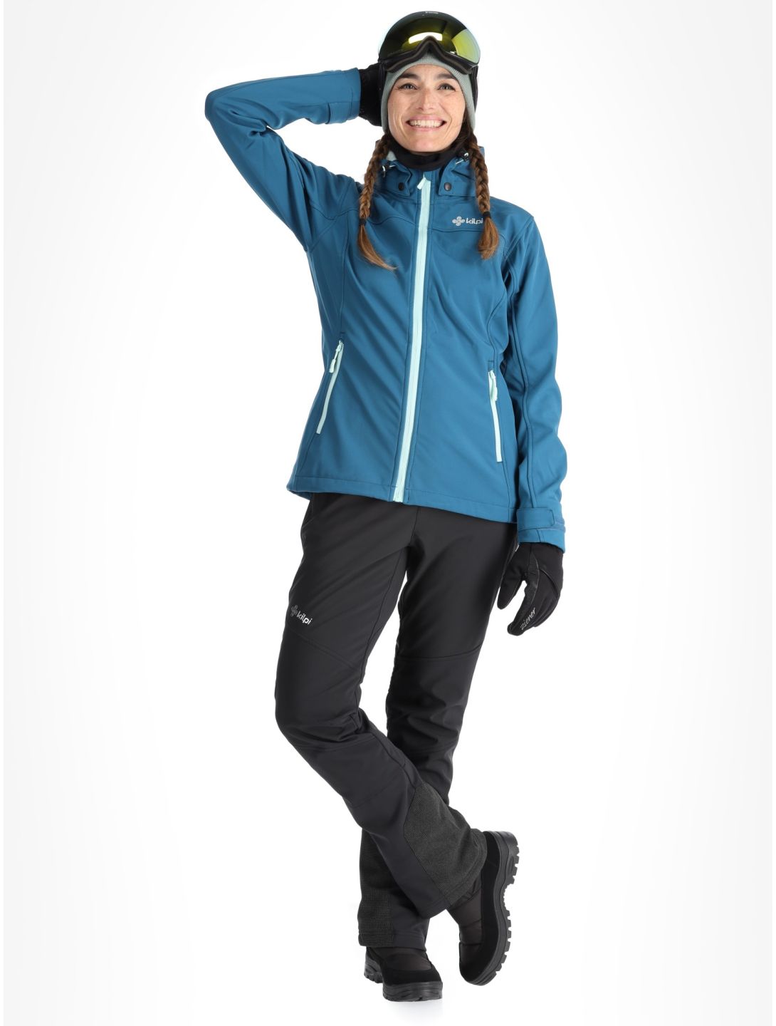 Ravia softshell ski-jas dames