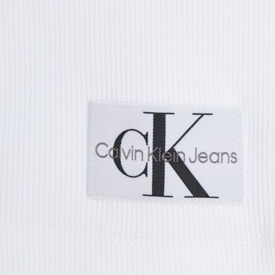 Tee-shirt à manches courtes femme Woven Label CALVIN KLEIN