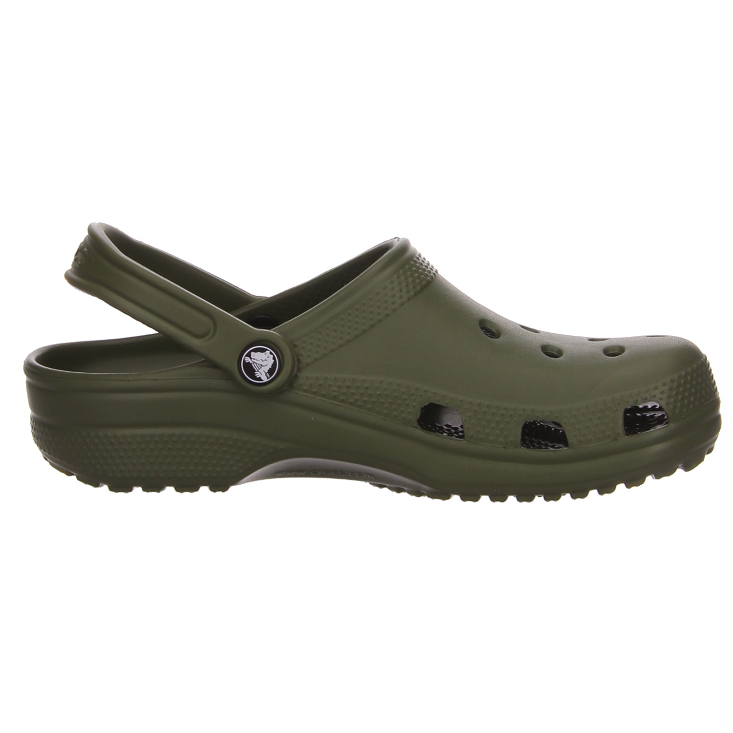 Crocs Pantolette dunkelgrün grün
