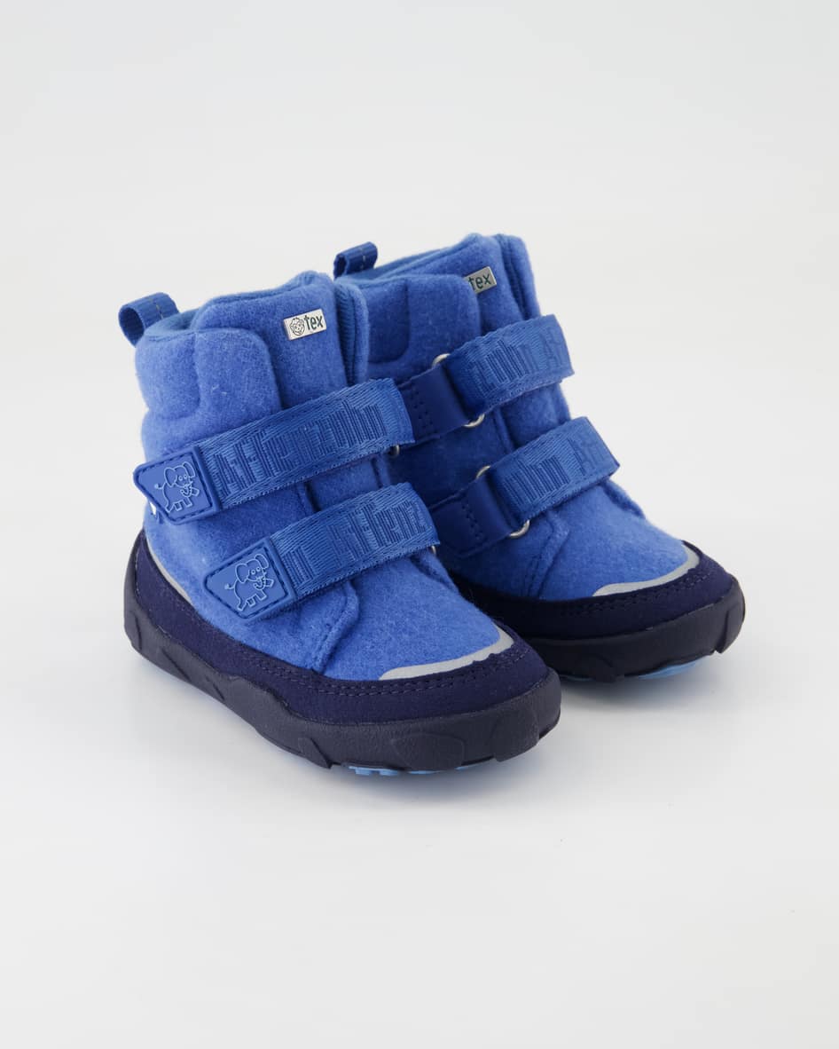 Affenzahn Wolle Comfy Stiefel in Blau