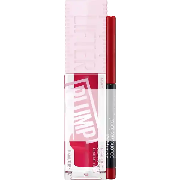 Lifter Plump 004 Red Flag & Lipliner 80 Red Escape Set