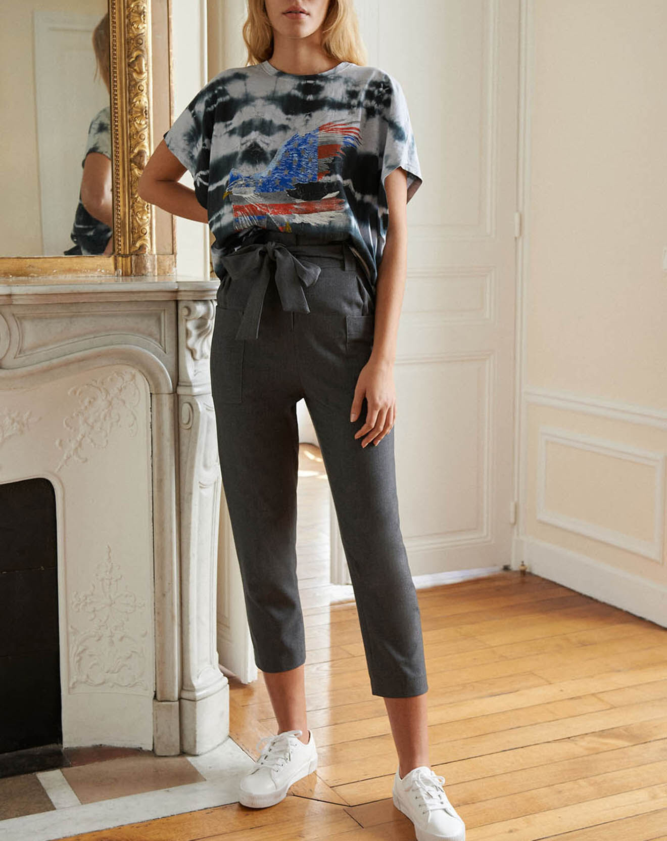 Belair Pantalon Pilou gris