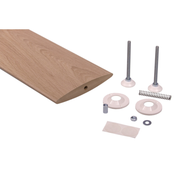 Roomdivider lamel ellips eiken 18x240 cm 1 stuk