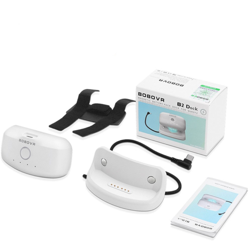 Magnetischer Meta Quest / Oculus Quest 2 / Quest Pro / Pico 4 Ersatz Akku - Batterie   Ladestation 3.7V 5200mAh