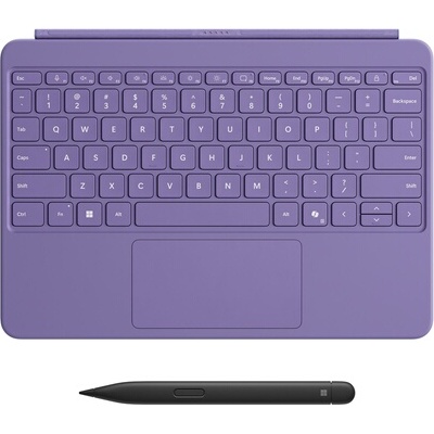 Clavier pour tablette Microsoft Surface Pro 12 pouces avec Surface Slim Pen - Violet