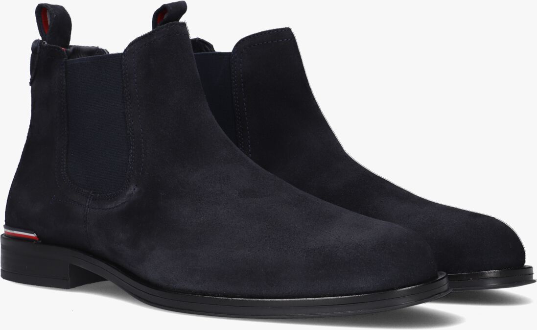 TOMMY HILFIGER blauwe tommy hilfiger chelsea boots core rwb hilfiger chelsea
