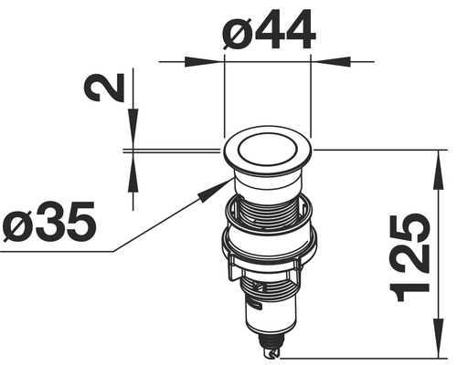 BLANCO PushControl® 233696 afstandsbediening