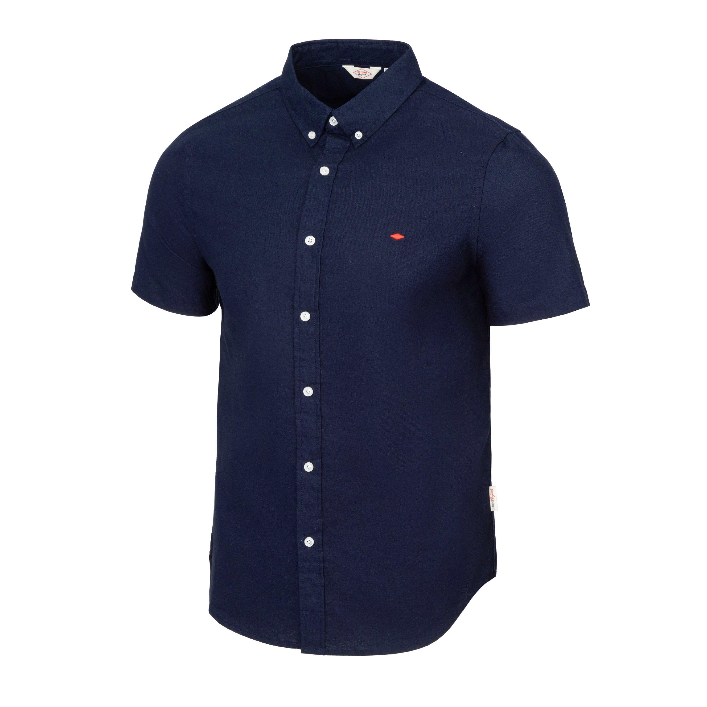 Lee Cooper Short Sleeve Oxford Shirt