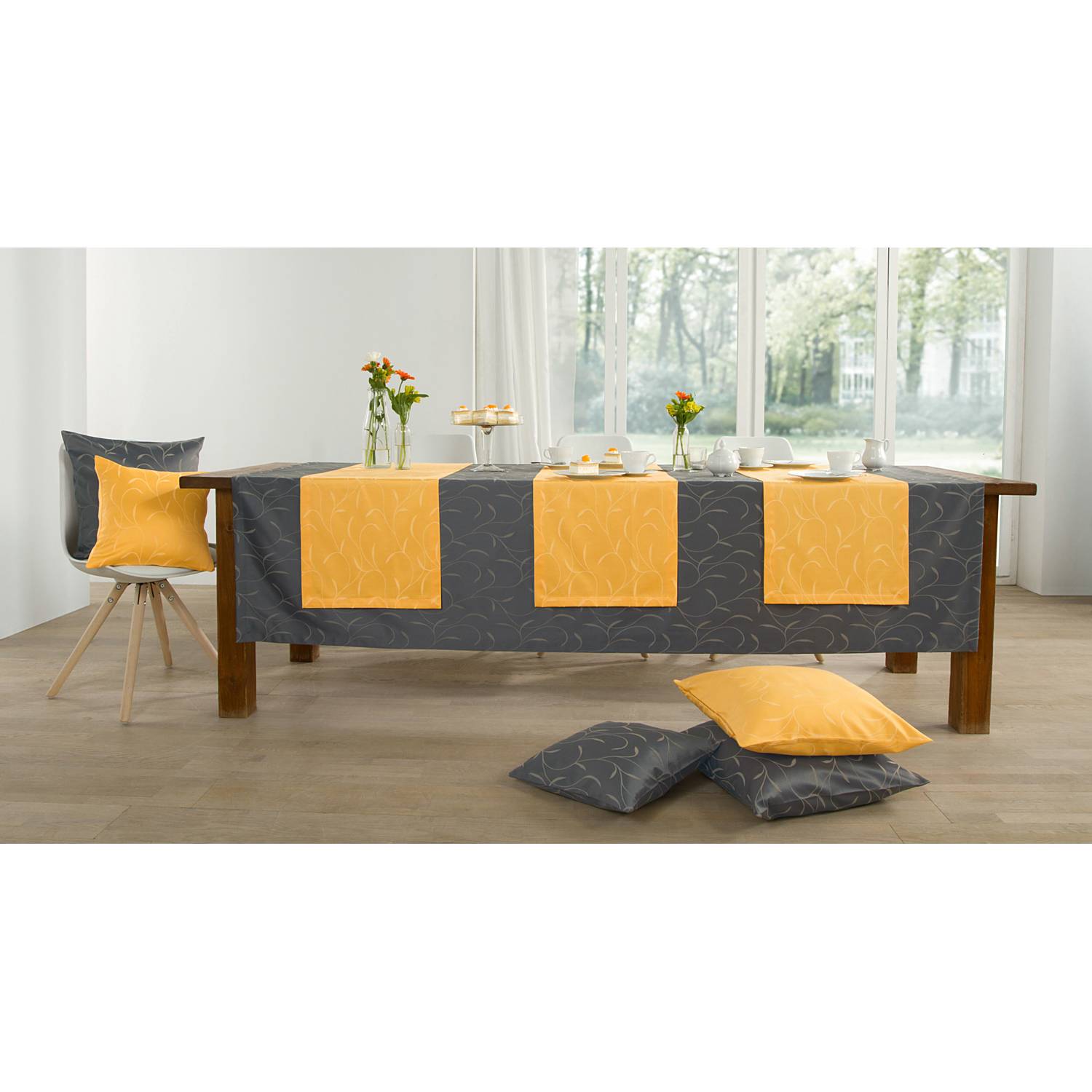 Erwin Müller Jacquard-Damast Mitteldecke 