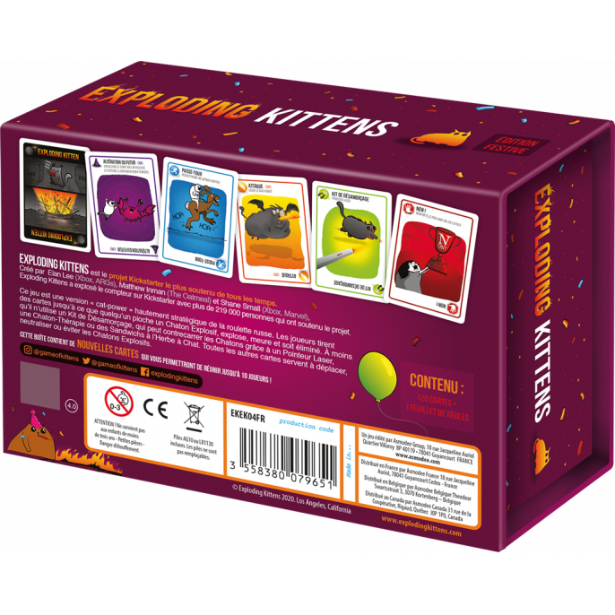Exploding Kittens : Édition Festive