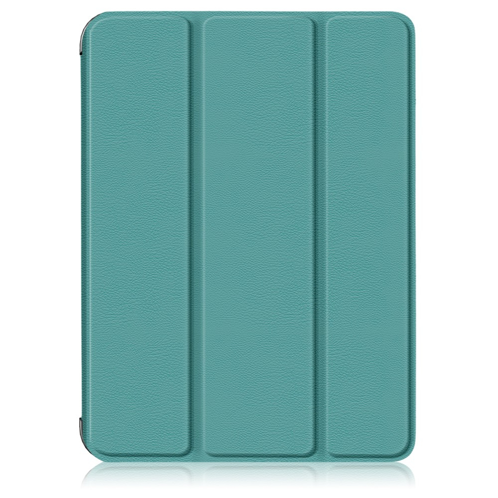 iPad Mini 7 (2024) / Mini 6 (2021) Leder Tasche Smart Case Hülle   Apple Pencil Halterung - Türkis