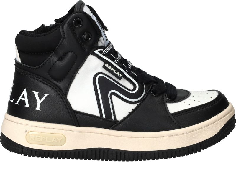 Replay Epic Jr MID 4 Sneakers Zwart Meisjes Jongens