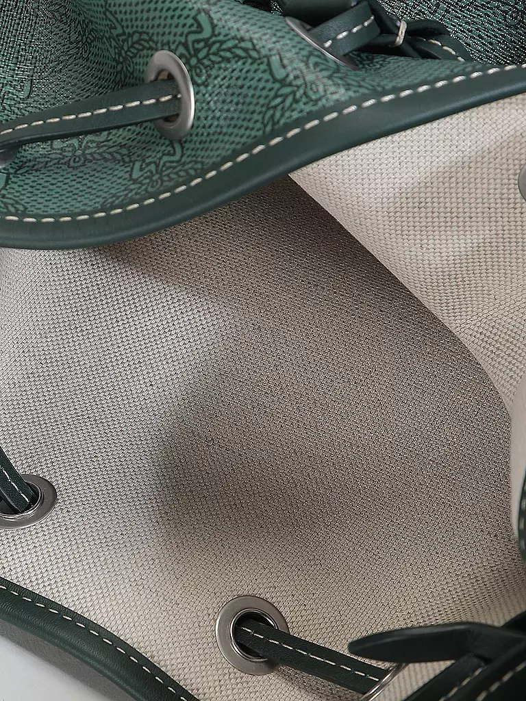 MCM Tasche - Bucket Bag HIMMEL Medium  petrol