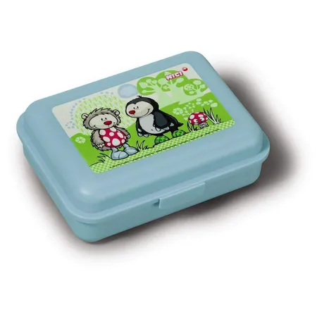 NICI Forest Friends Brotdose Igel und Maulwurf, 17 x 12 x 6,8cm