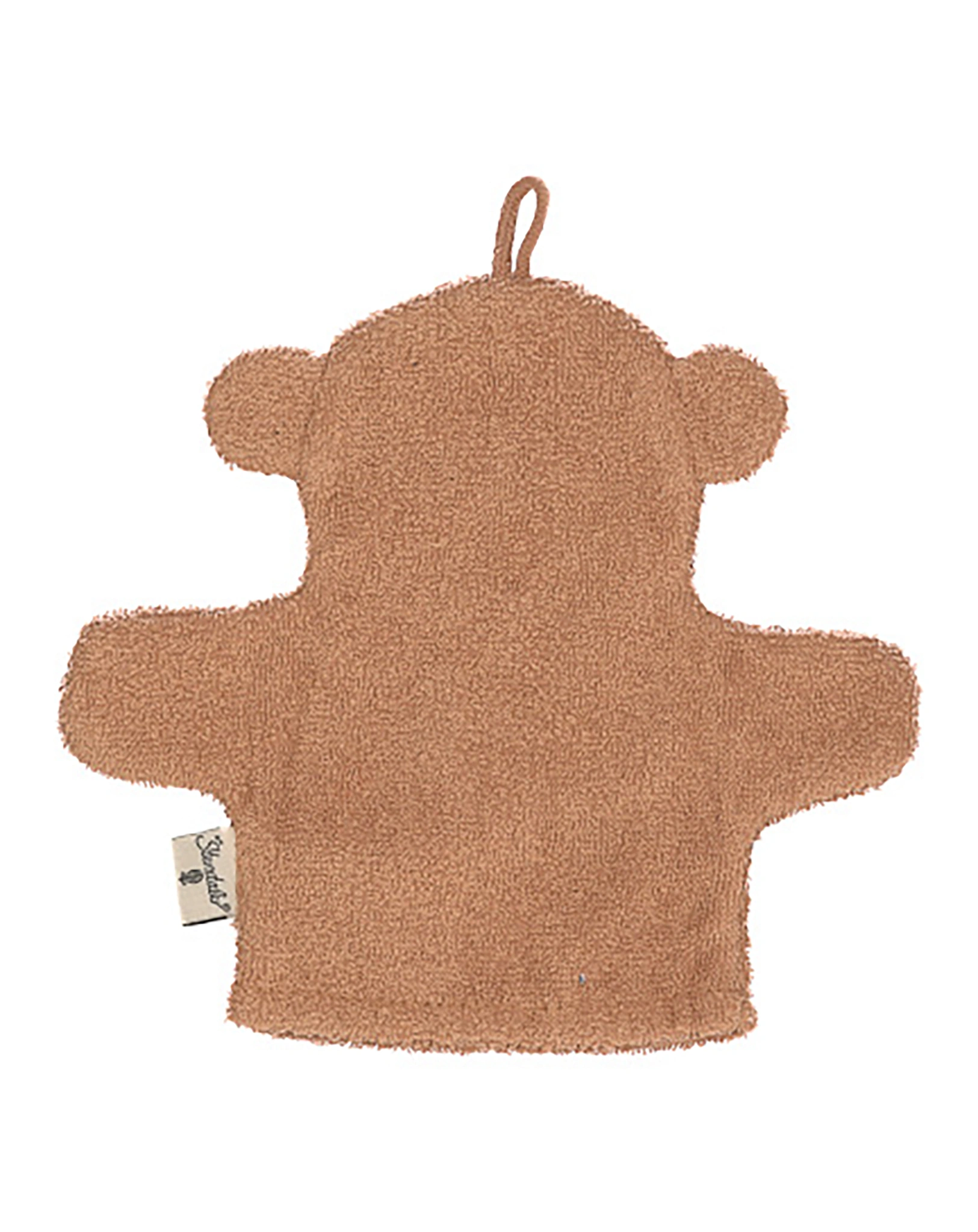 Waschhandschuh OTTI OTTER (21x23) in braun