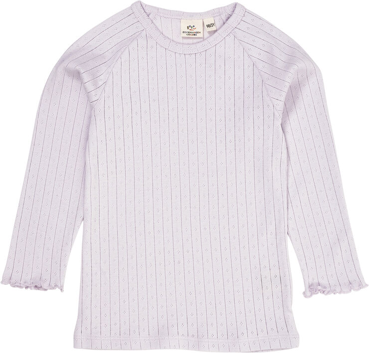 Copenhagen Colors POINTELLE JUNIOR LS TEE Lavender