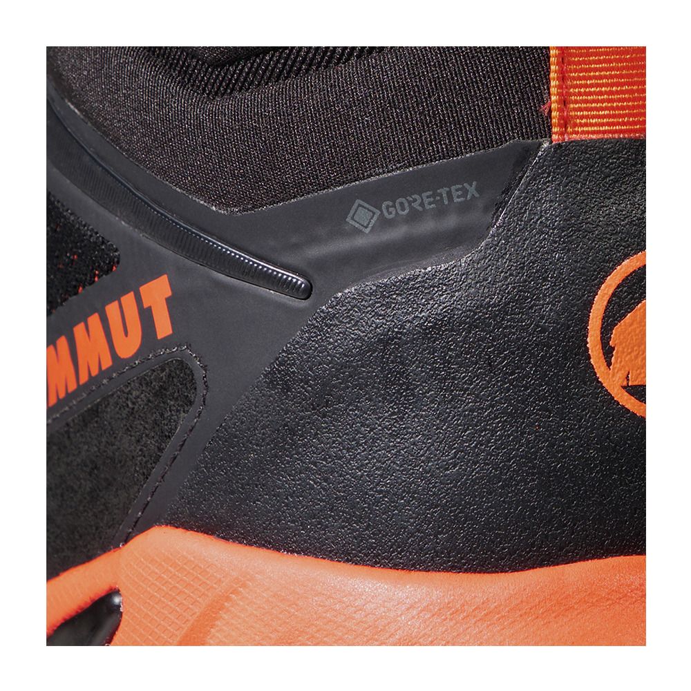 Mammut SAPUEN HIGH GTX - Chaussures randonné Homme black/hot red