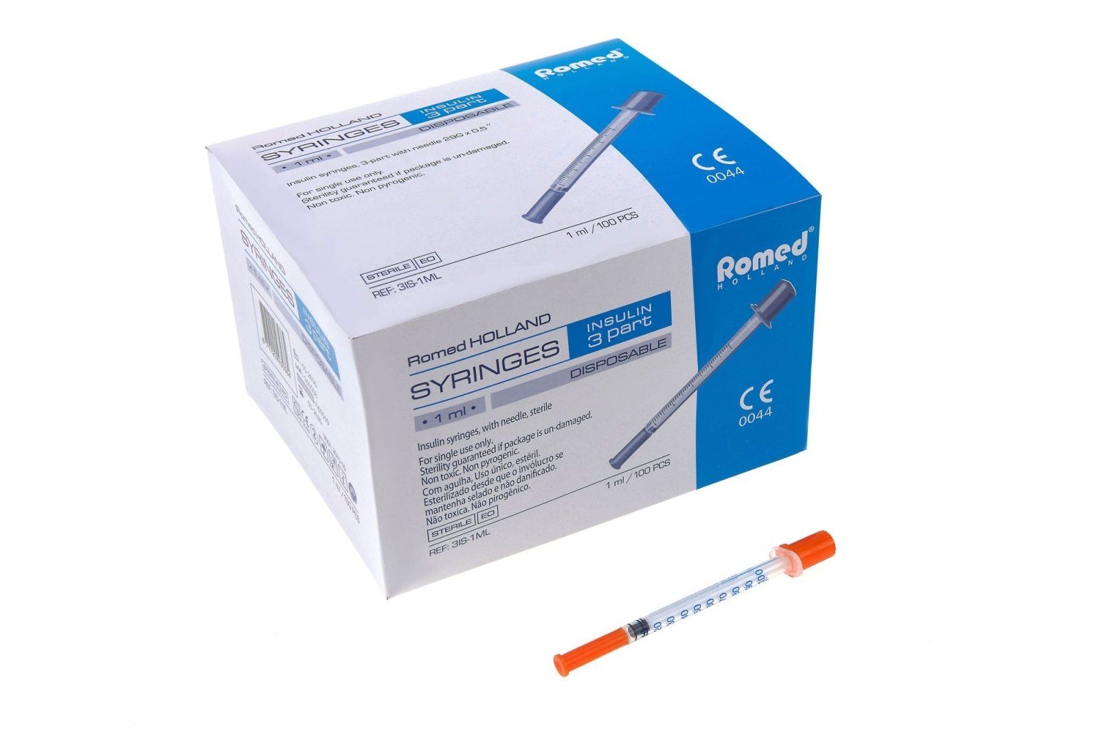 Romed Insulinspritzen U-100 steril 100 I.E. / 1ml