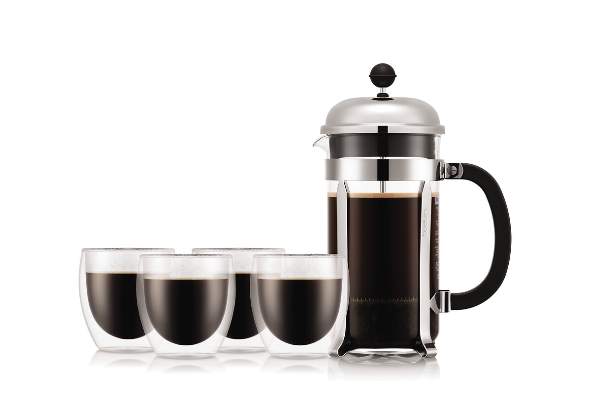 BODUM<br>Cafeteira Chambordon com êmbolo