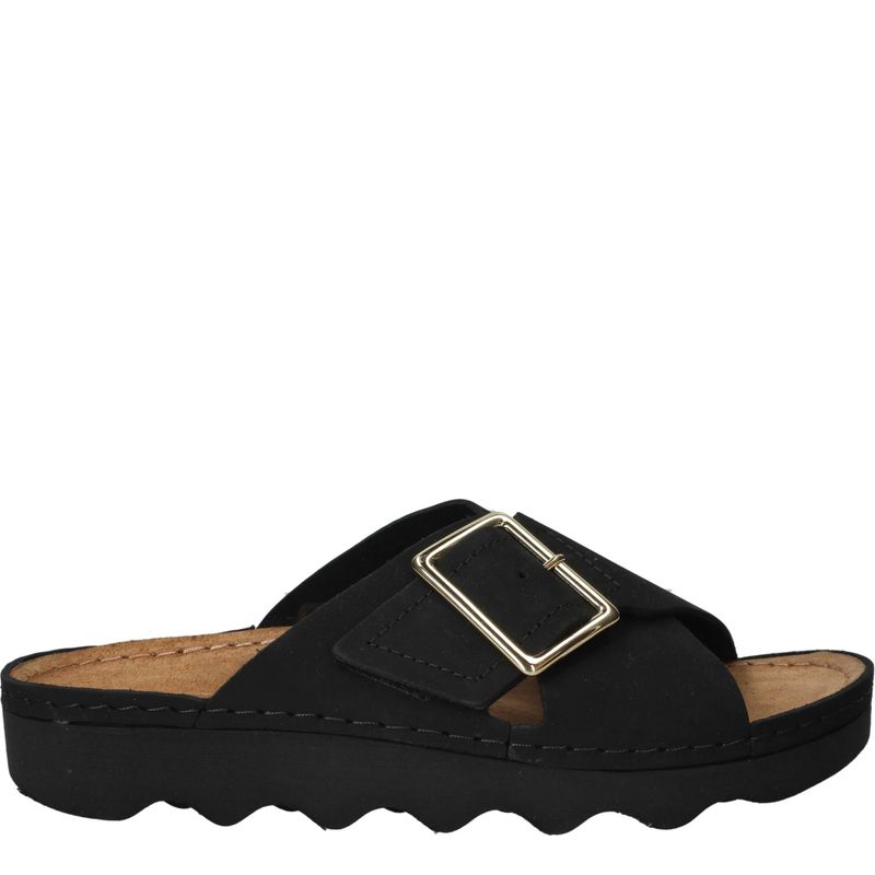 Rohde Slippers Zwart Dames