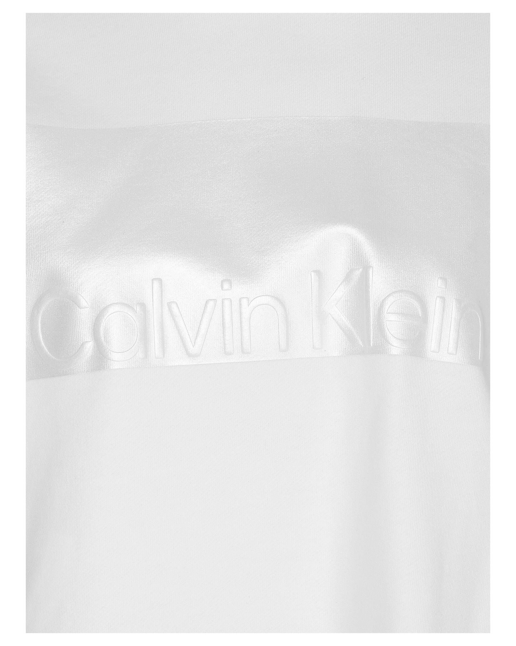 CALVIN KLEIN JEANS| Damen Sweatshirt SHINY LOGO BLOCKING HOODIE Oversized Fit
