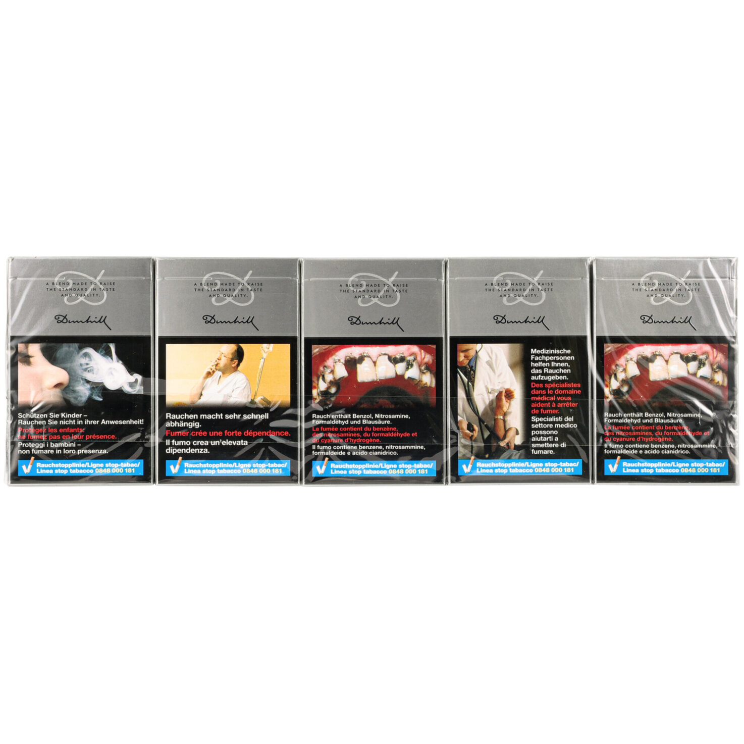 Dunhill Classic Silver Box Stange