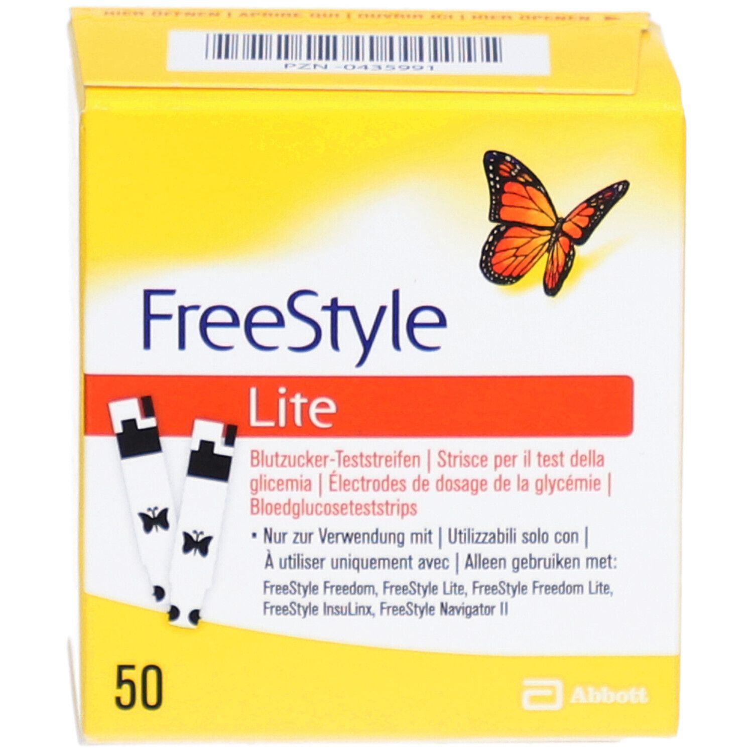 FreeStyle Lite Blutzucker Teststreifen ohne Codieren
