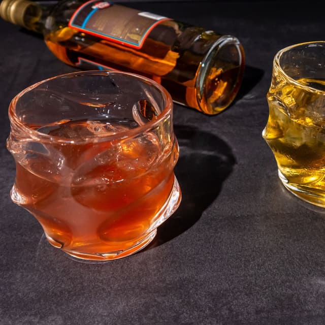2x Whiskeyglas Old Fashioned Whiskey krystalglas