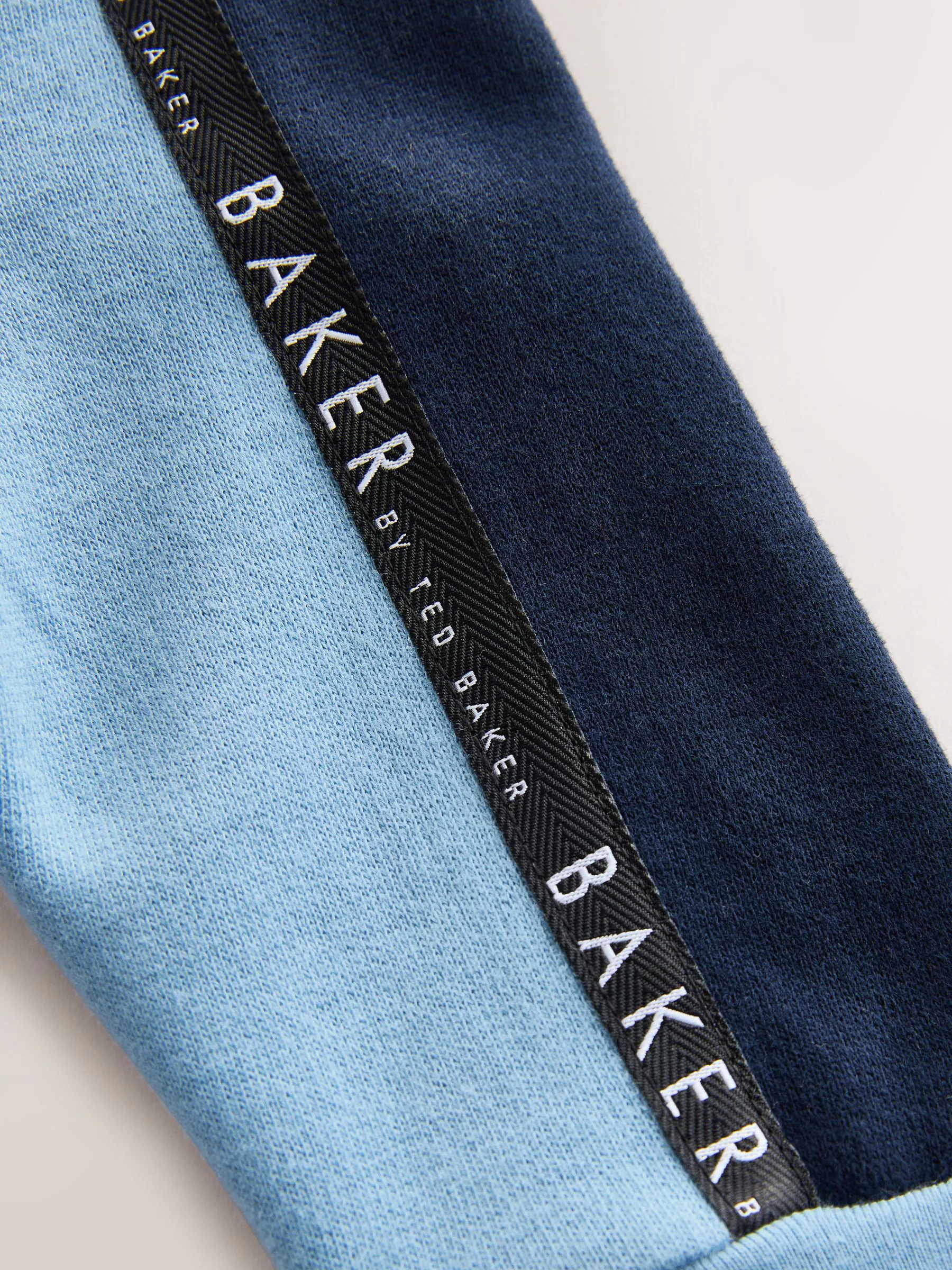 Blauw/Zwart - Baker by Ted Baker Panel Long Sleeve Romper