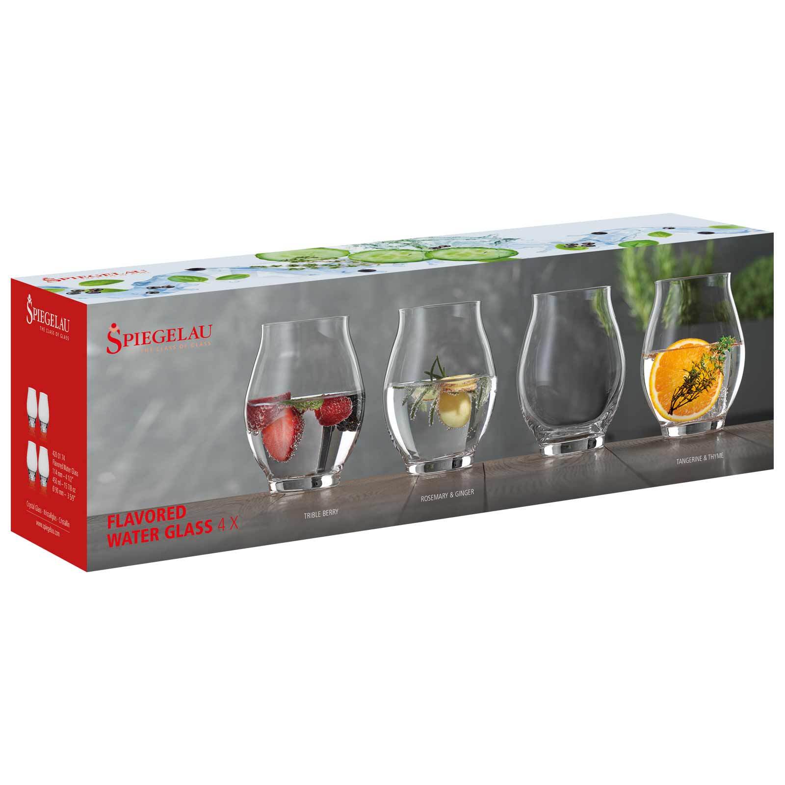 Spiegelau Flavored Water Gläser Special Glasses 450 ml 4er Set