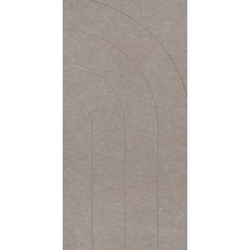 Viltpaneel 4 lijnen taupe 120x60 cm