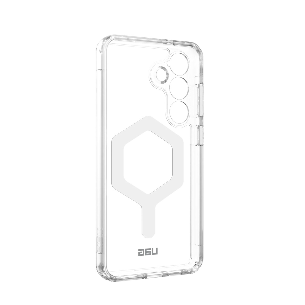 Samsung Galaxy S25  Plus Hybrid Schutzhülle Plyo Pro MagSafe-Modul (214487114333) - Transparent (Silber)