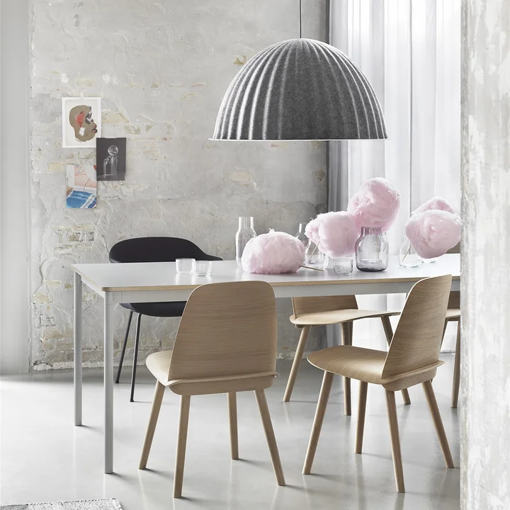 Muuto - Under the Bell Pendelleuchte Ø 55 cm, weiss melange