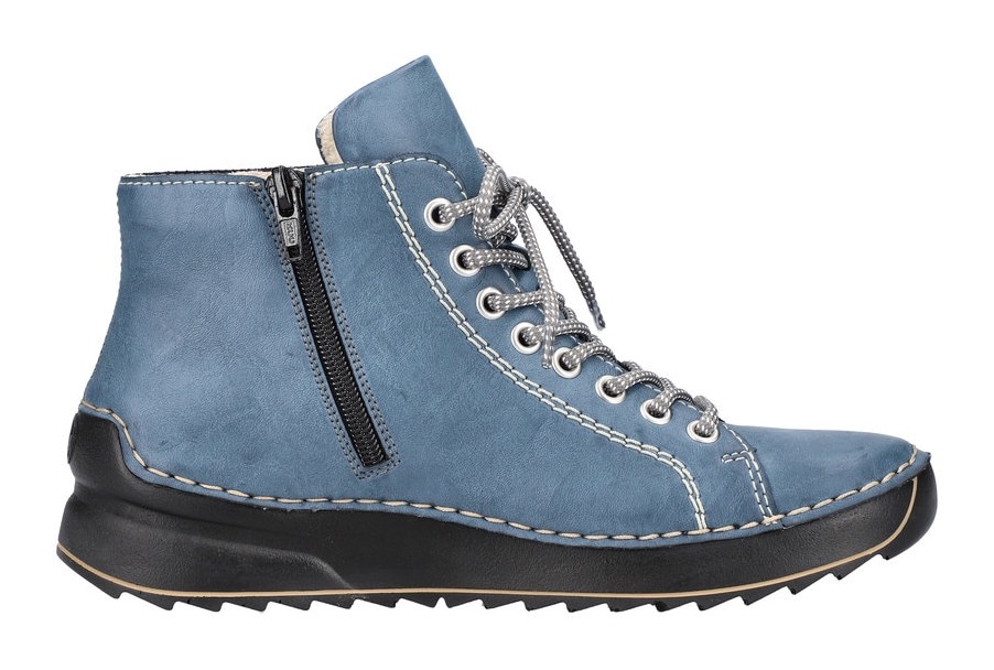 Rieker Schnürboots  mit Ziernähten