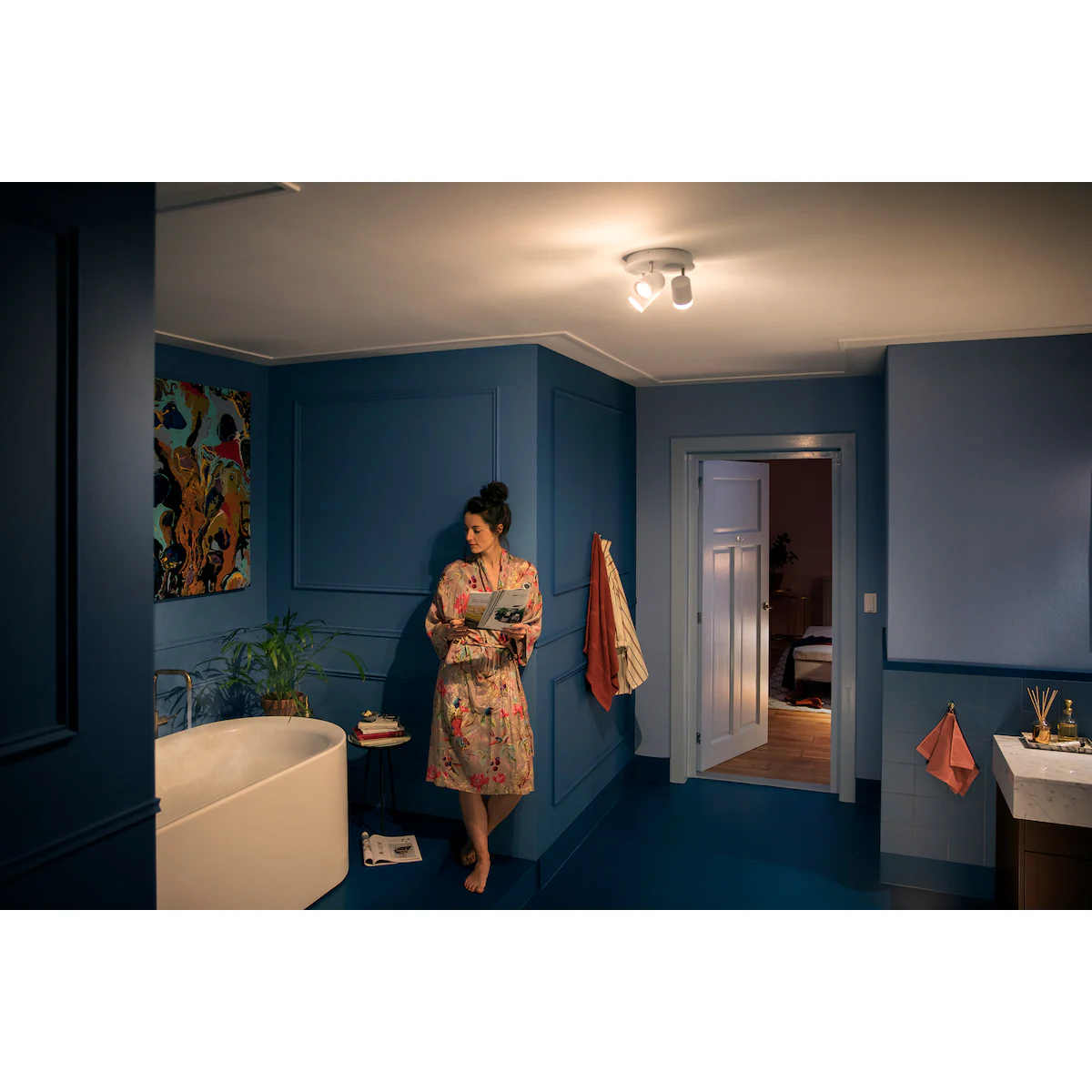 Philips Hue Adore spotlys (hvit) 3x5W