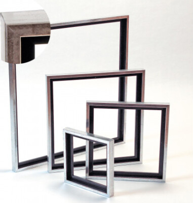Svæveramme Til Lærred - 30 X 30 CM - Træ Antik Silverlook - Artino