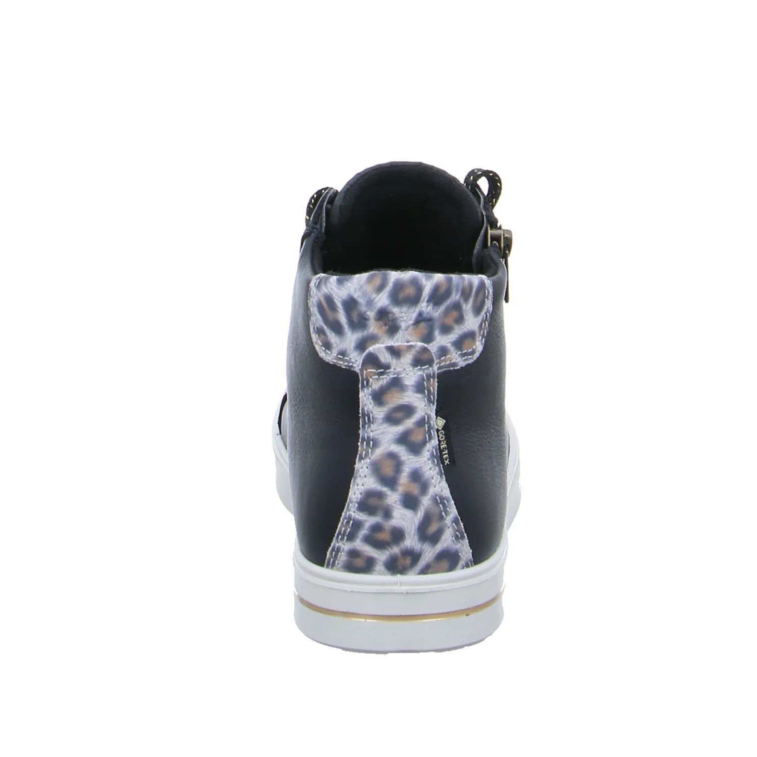 SUPERFIT Jugend-Boot Schwarz Leder  Sneaker high