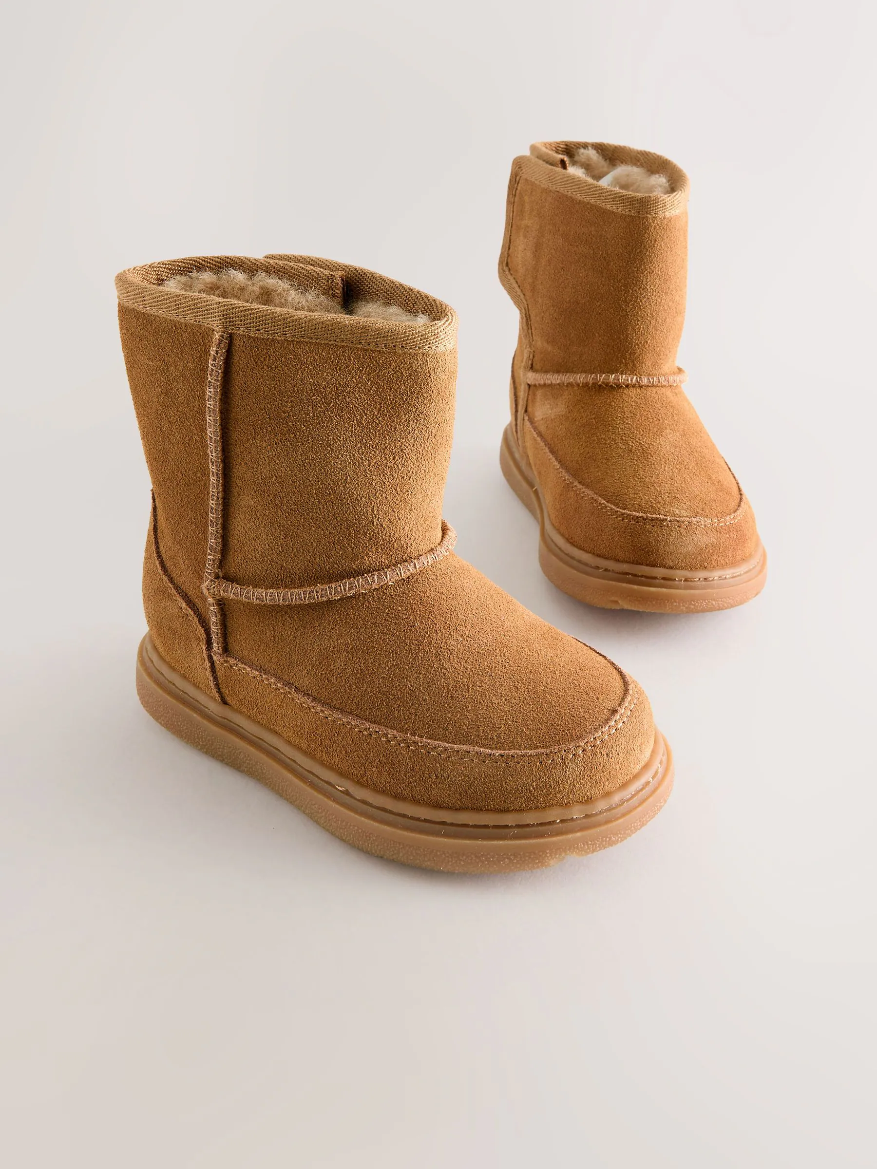 Lichtbruin - Water Repellent Suede Boots