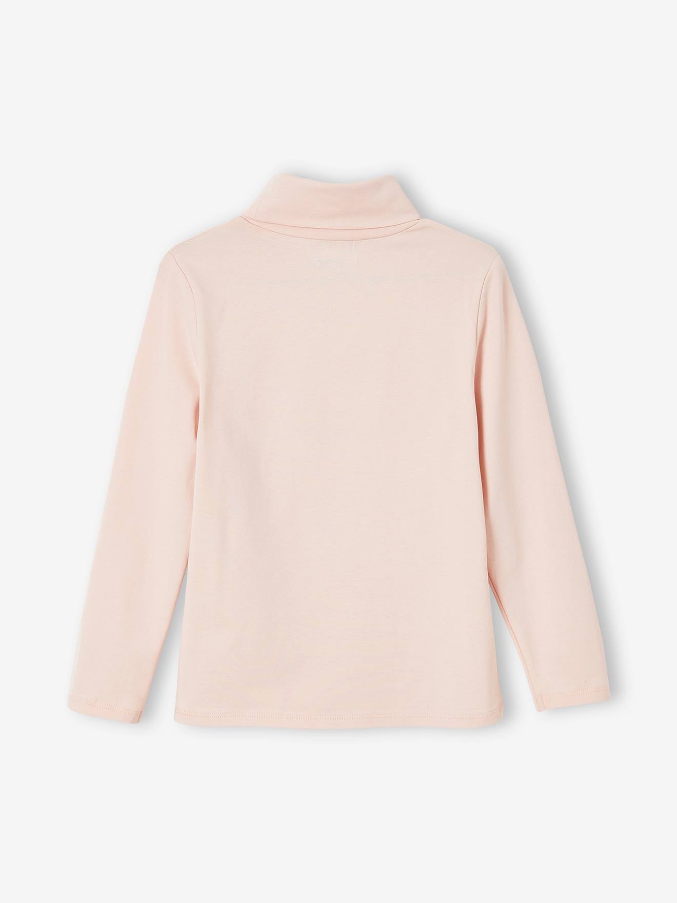 Conjunto de 3 camisetas de gola alta para meninas, cinza escuro bicolor/multicoloridas