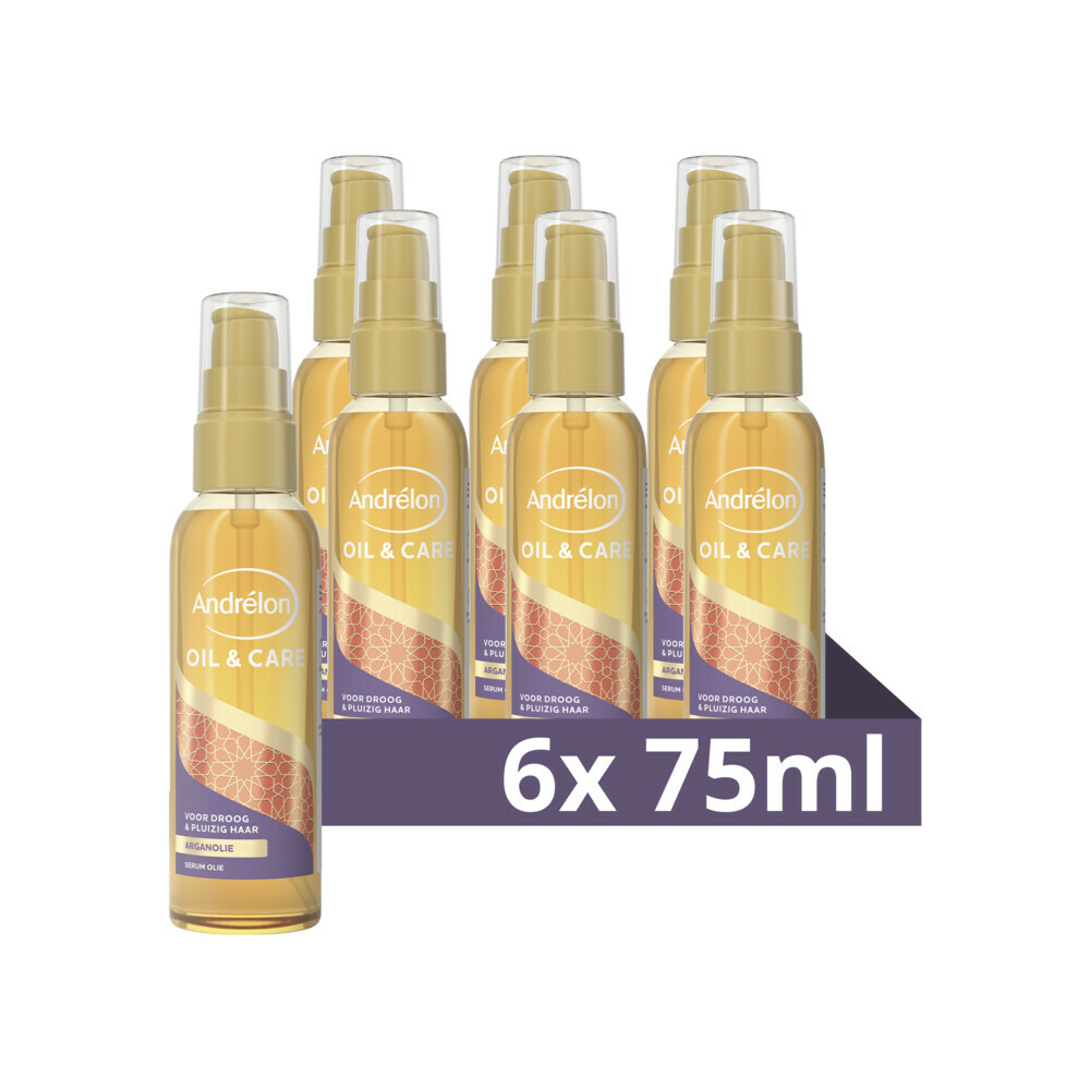 6x Andrelon Haarserum Oil & Care75 ml