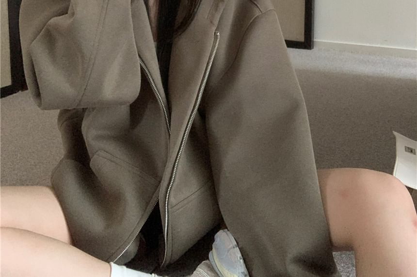 Beem - Effen hoodie met rits