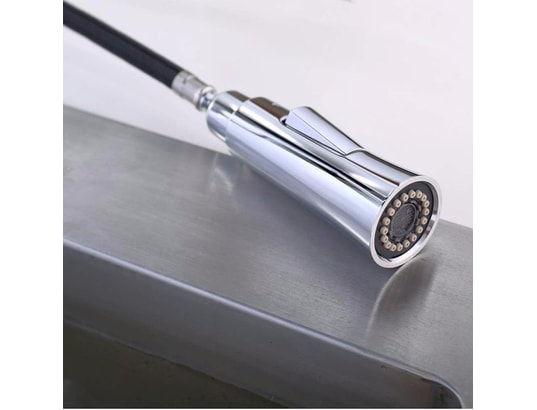 HUDOR - Mitigeur avec douchette Robinet de cuisine 1812500-u en laiton chromé collection ery...