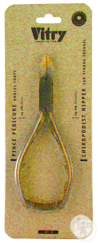 Vitry Pédicure Pince Pour Ongles Forts 14cm Inox 1 Pièce (1018)