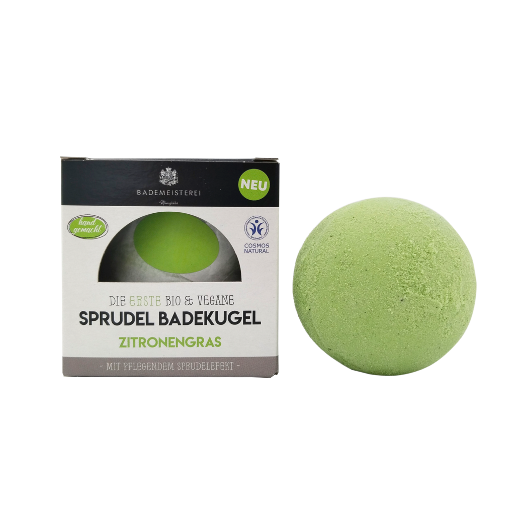 Bademeisterei  Sprudel Badekugel, Zitronengras (180 g)
