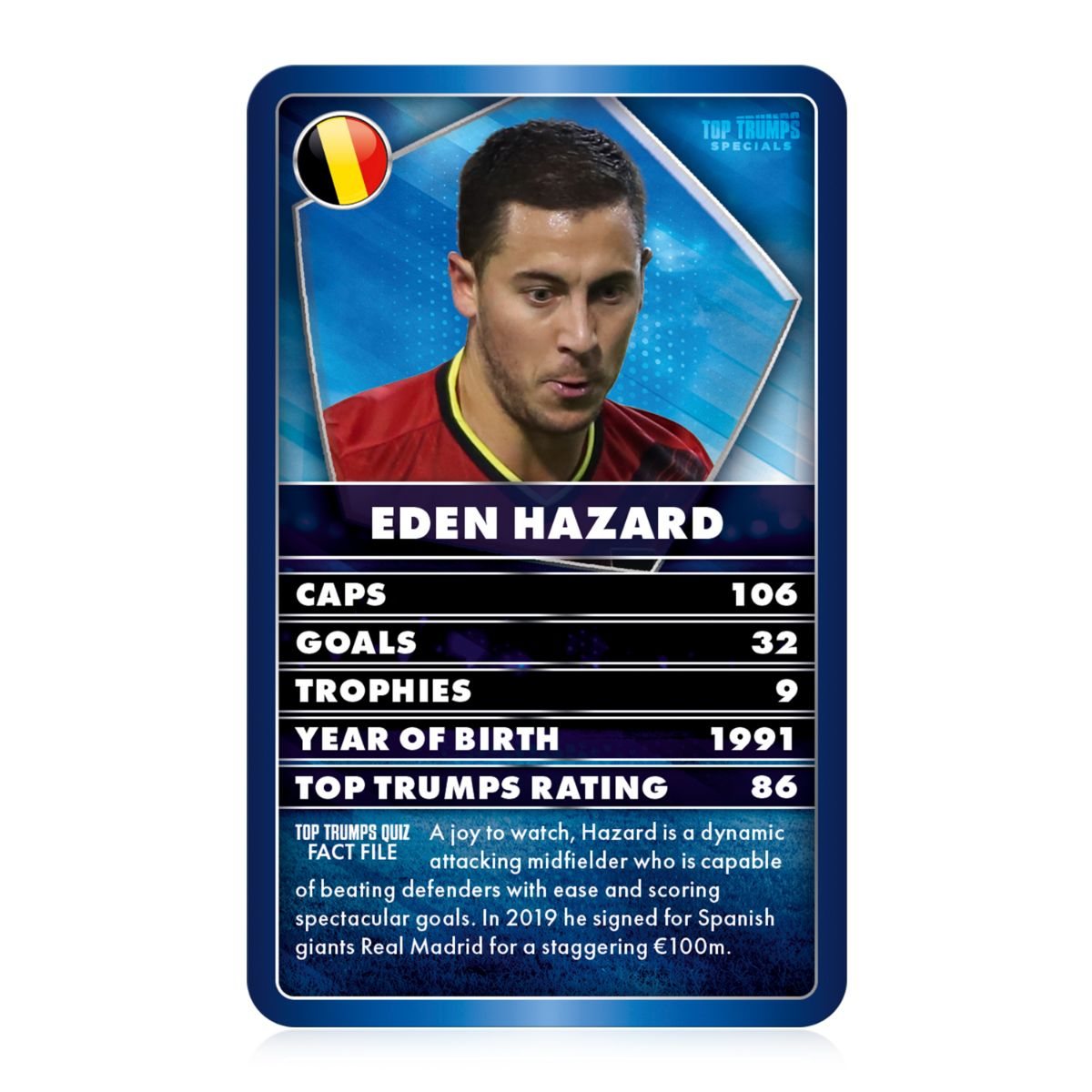 WORLD FOOTBALL STARS BLUE TOP TRUMPS 2021