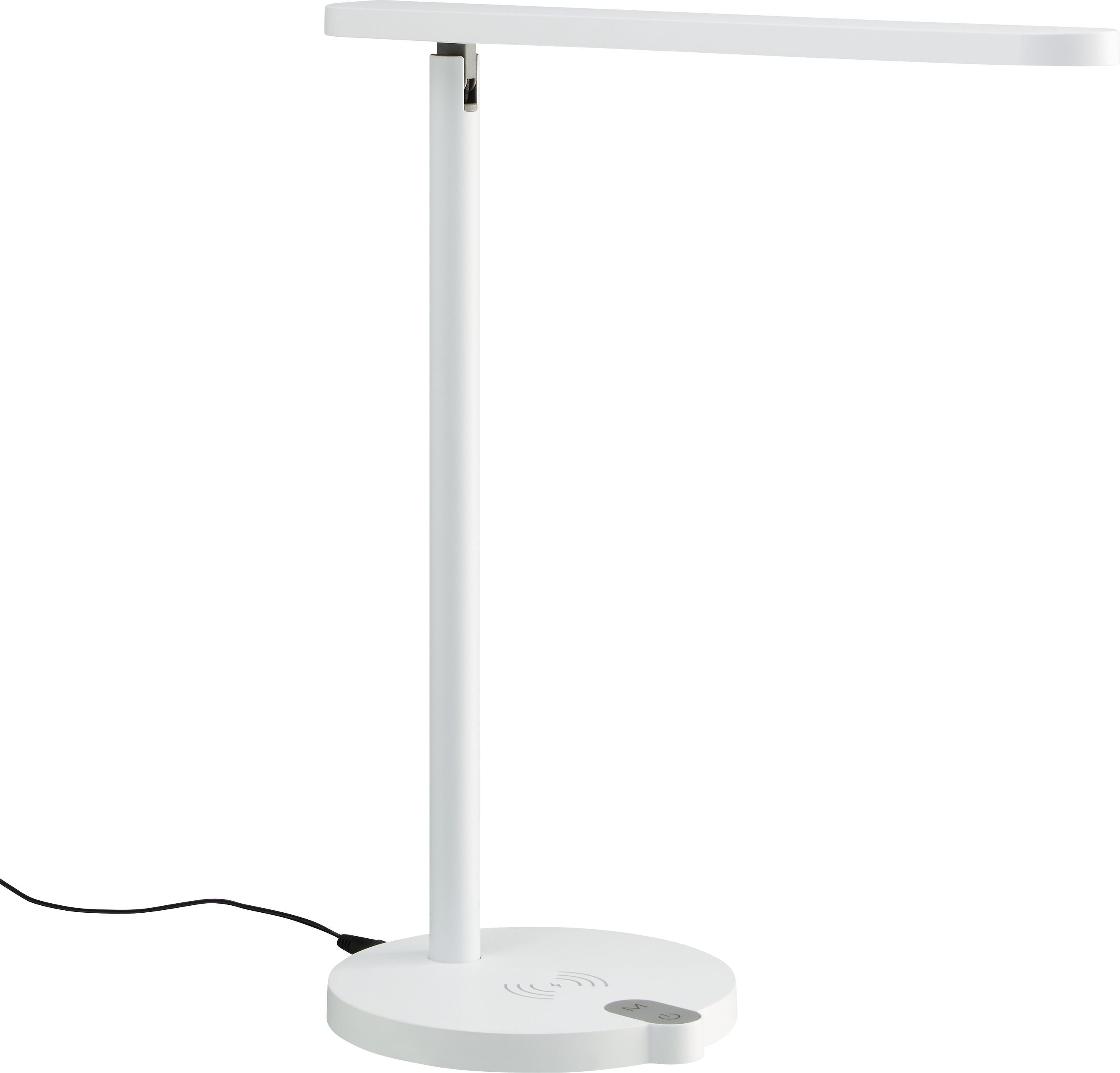 MIOLA Bürotischleuchte - Weiss / B: 38.0 cm x H: 50.0 cm x D: 16.0 cm
