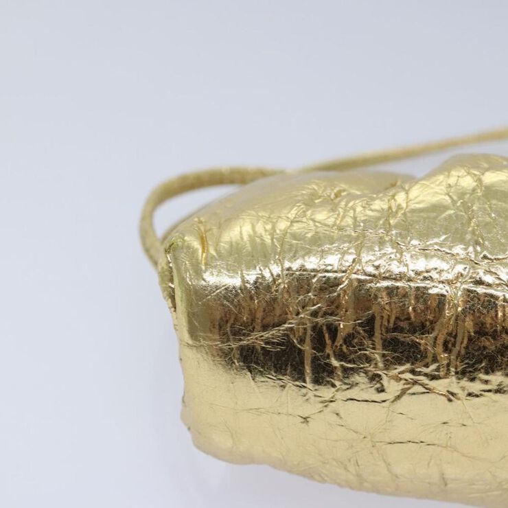 Bottega Veneta Vintage Bottega Veneta Pouch Gold